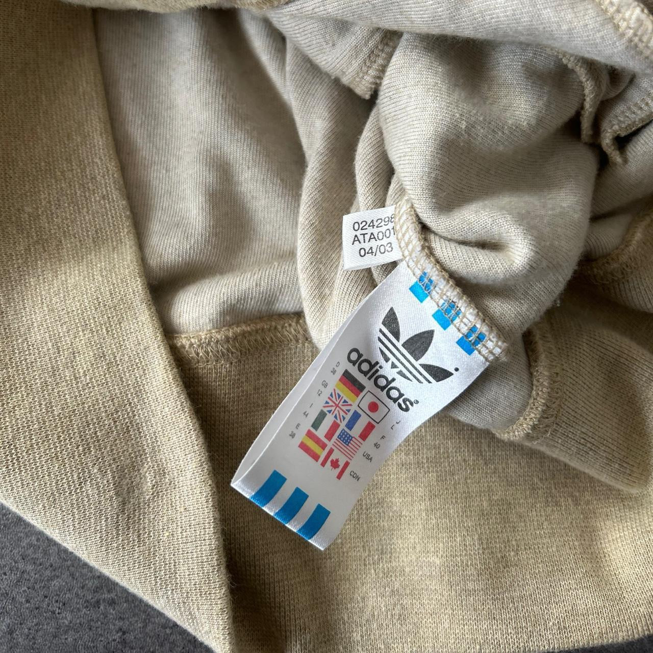 Adidas 2003 Velour Hoodie