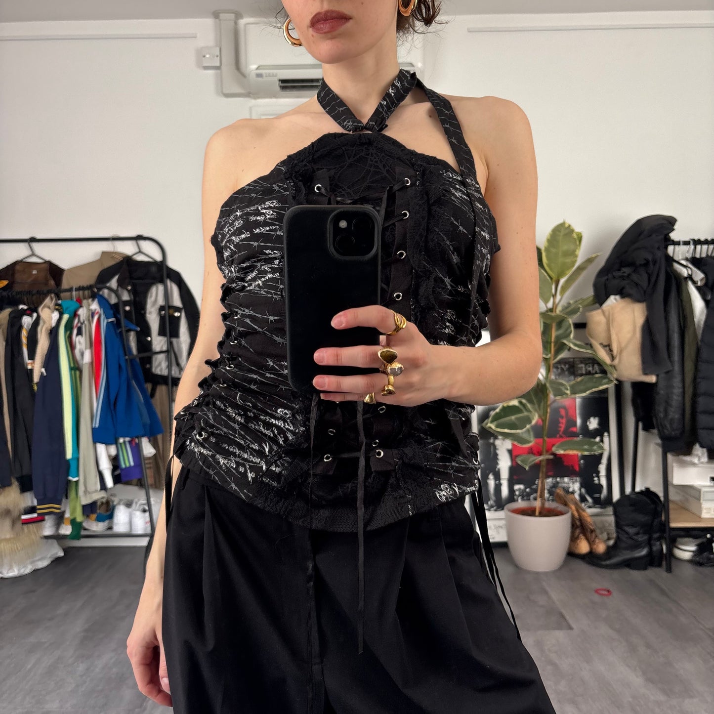 Vintage Halter Neck Top