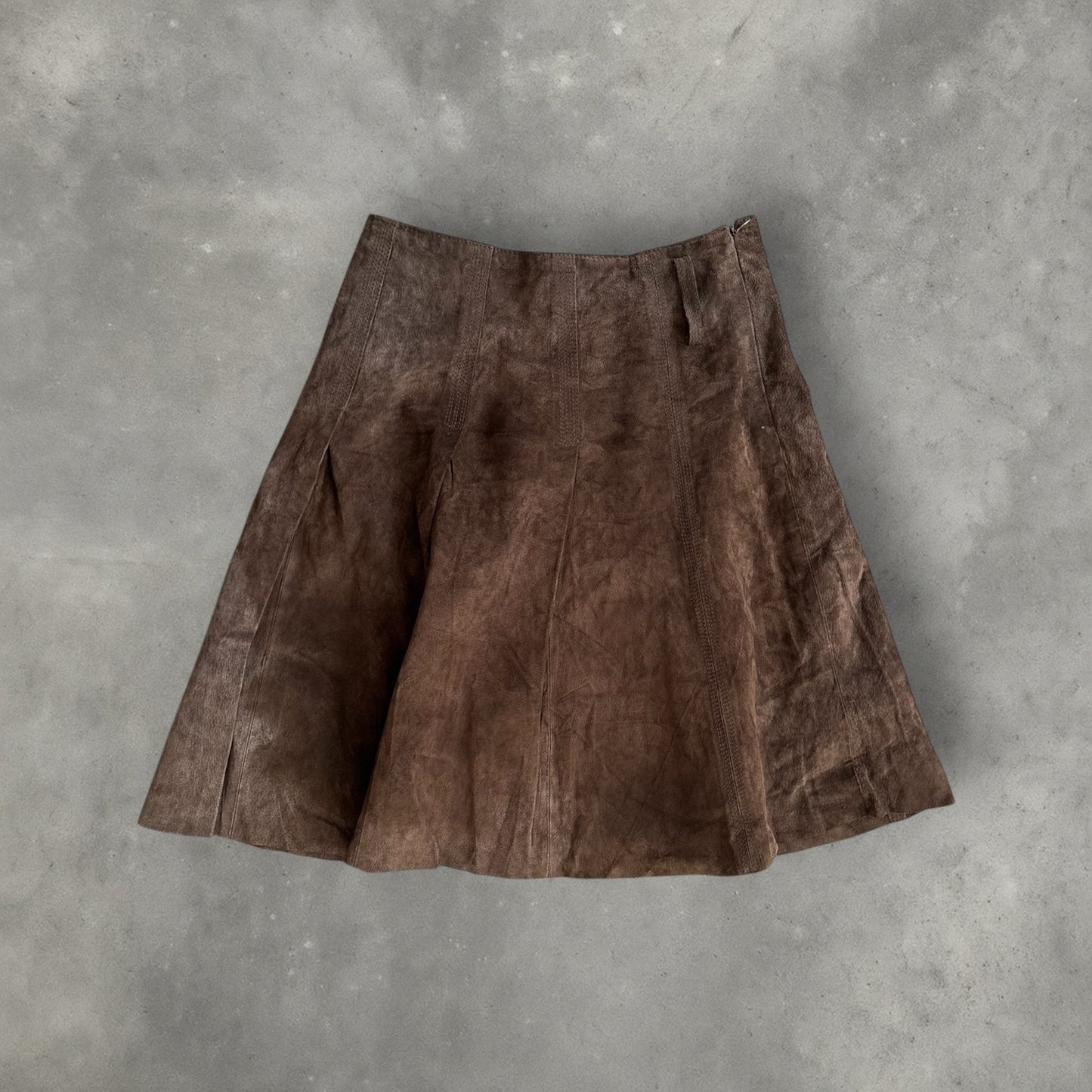 Vintage Suede Skirt