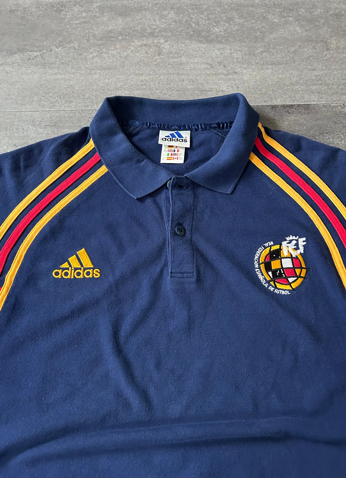 90s Spain Adidas Football Polo