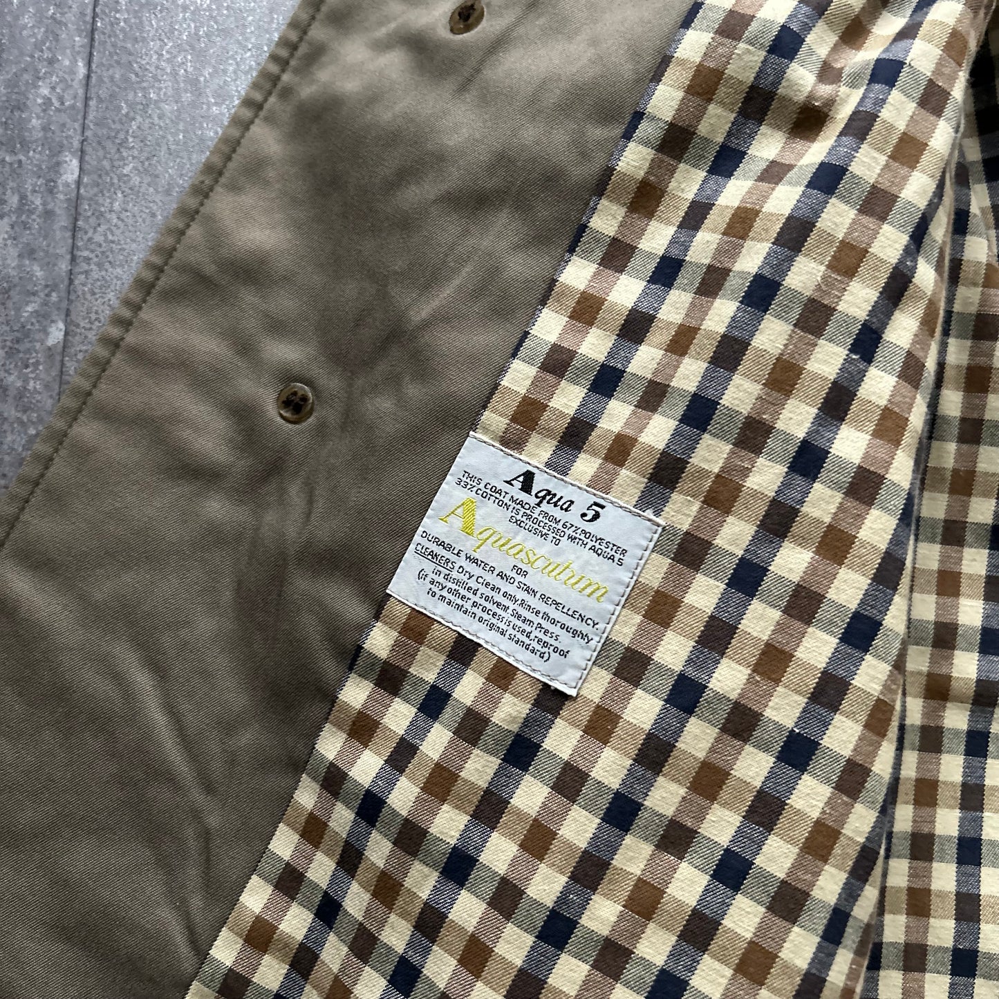 Vintage Aquascutum Trench Coat