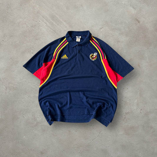 90s Spain Adidas Football Polo