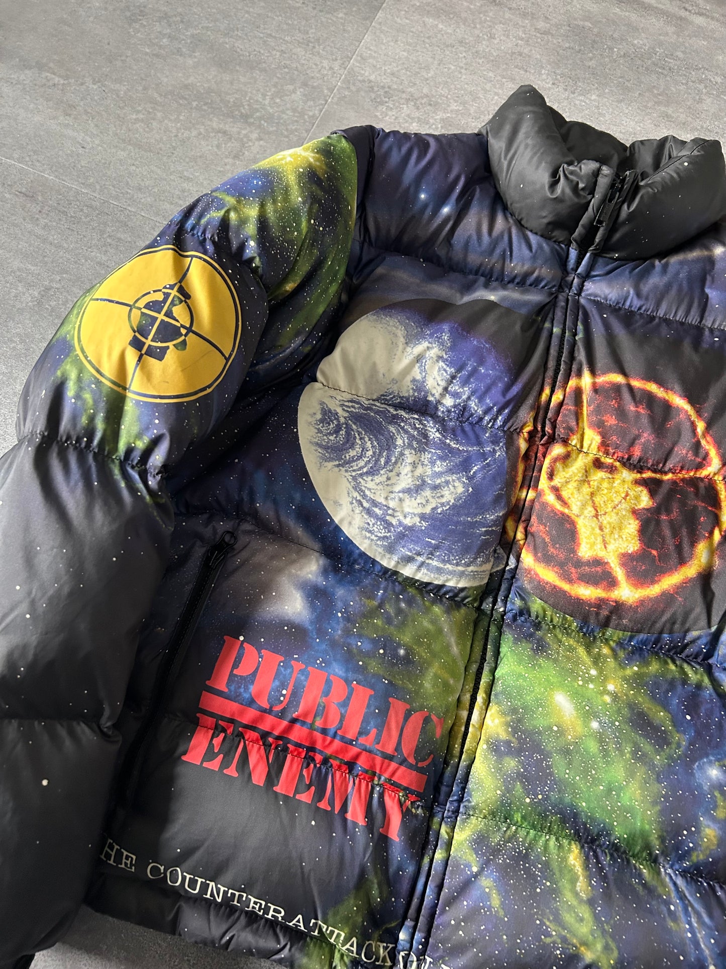 Supreme x Public Enemy Puffer