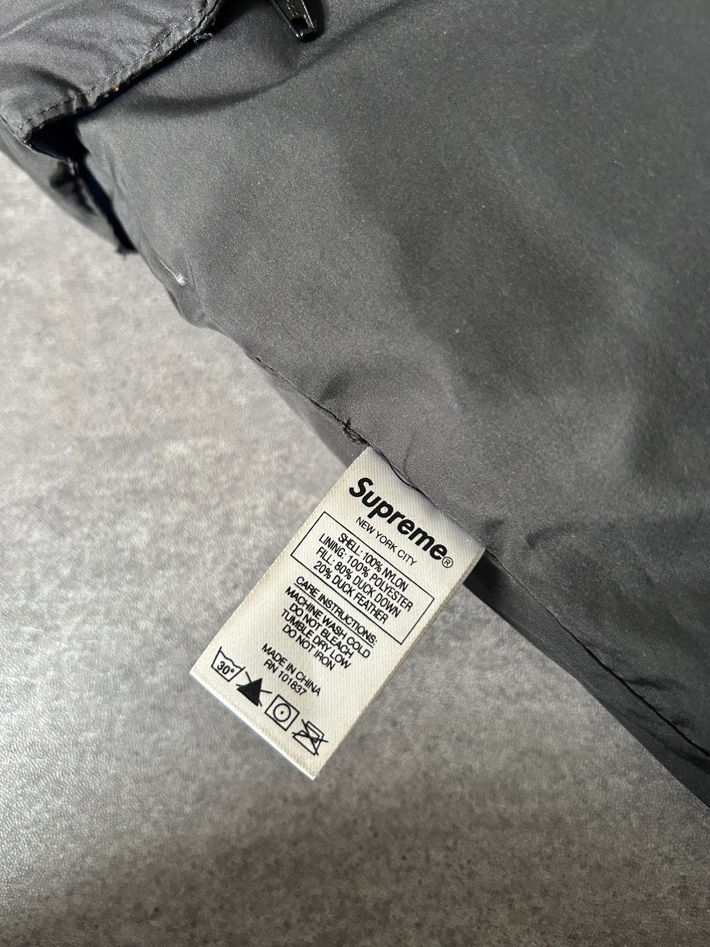 Supreme x Public Enemy Puffer