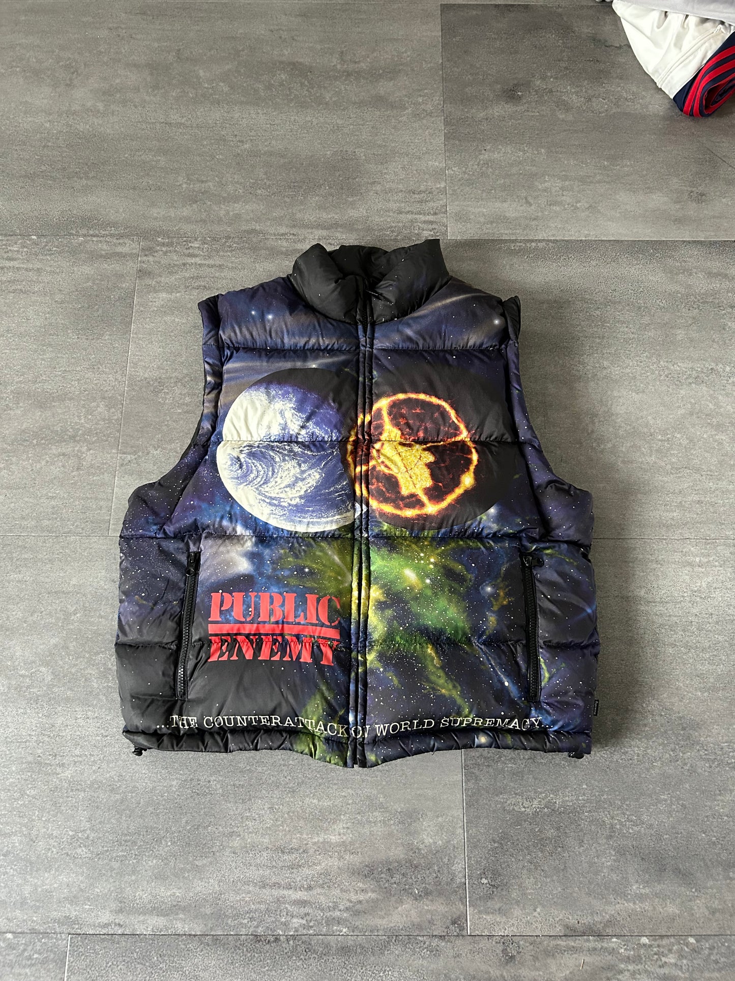 Supreme x Public Enemy Puffer
