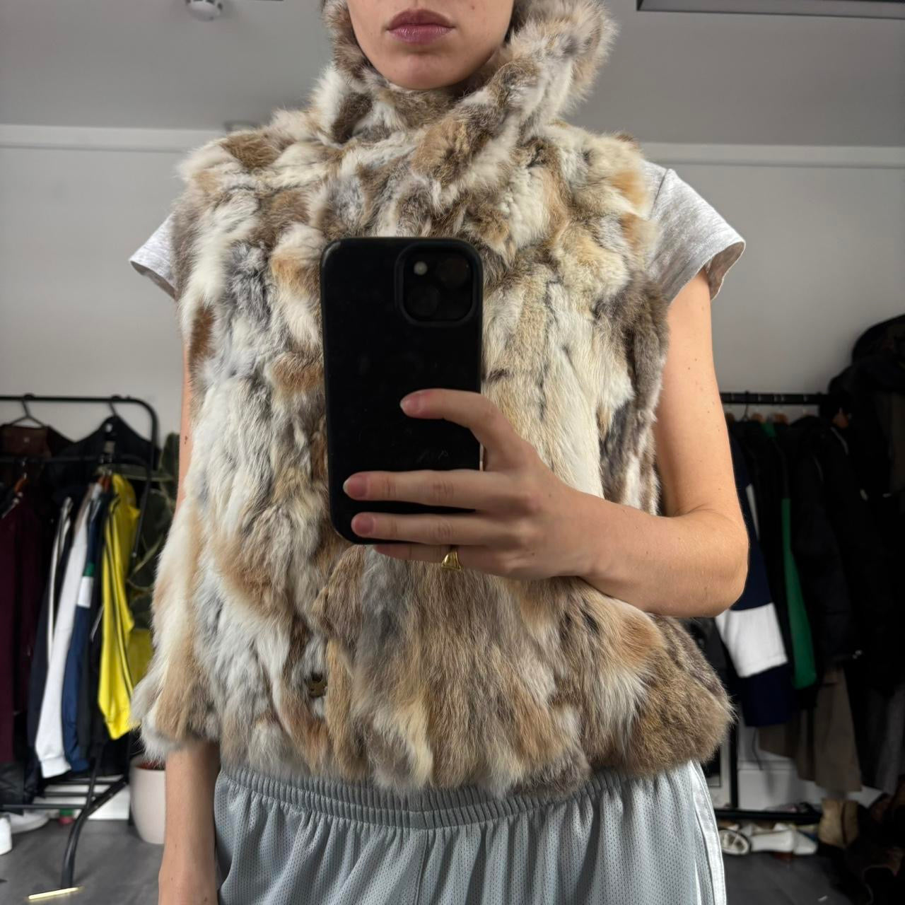 Vintage Fur Gilet