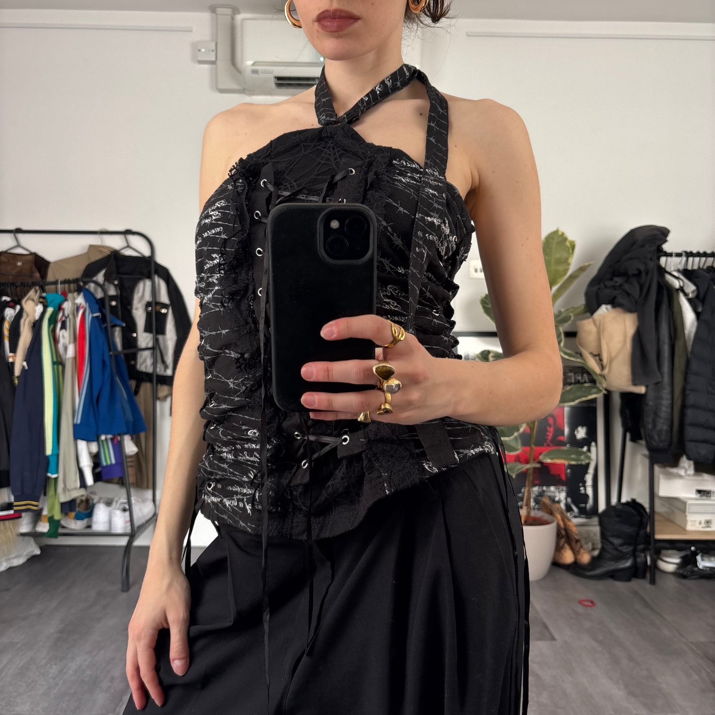 Vintage Halter Neck Top