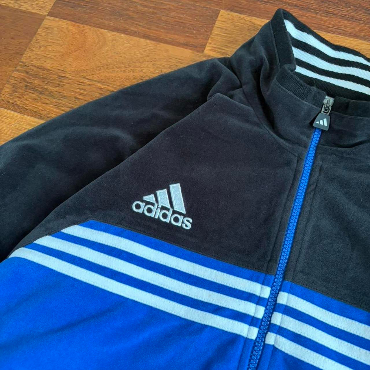 90s Adidas Velour Track Top