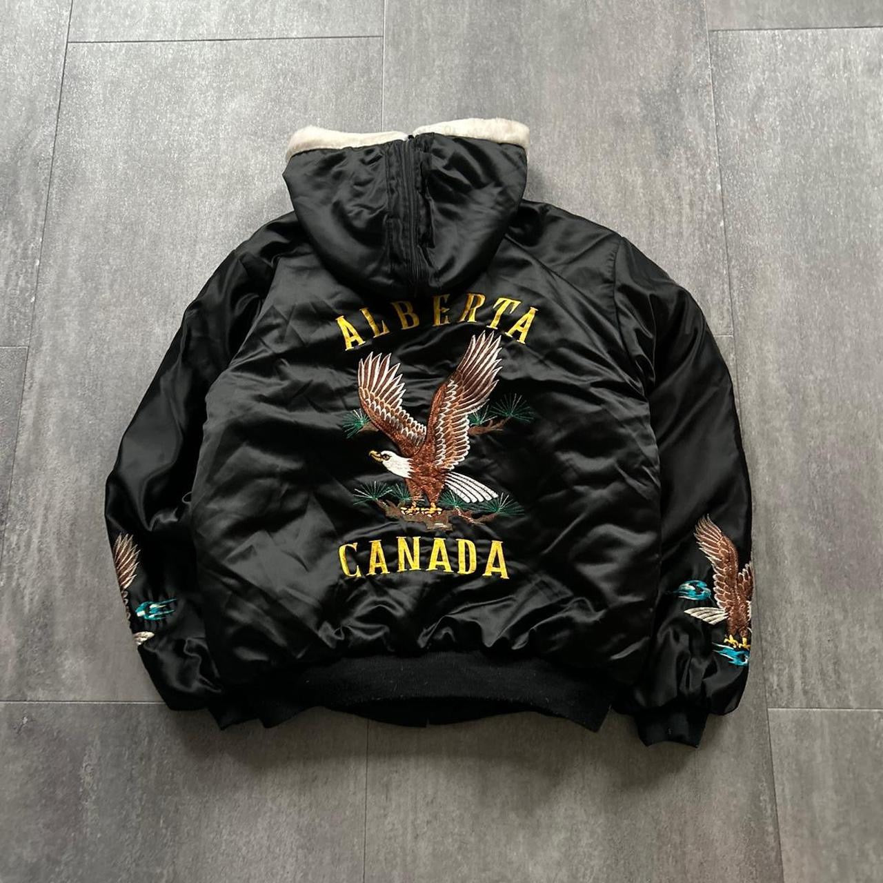 Vintage Bomber 'Alberta Canada' Jacket