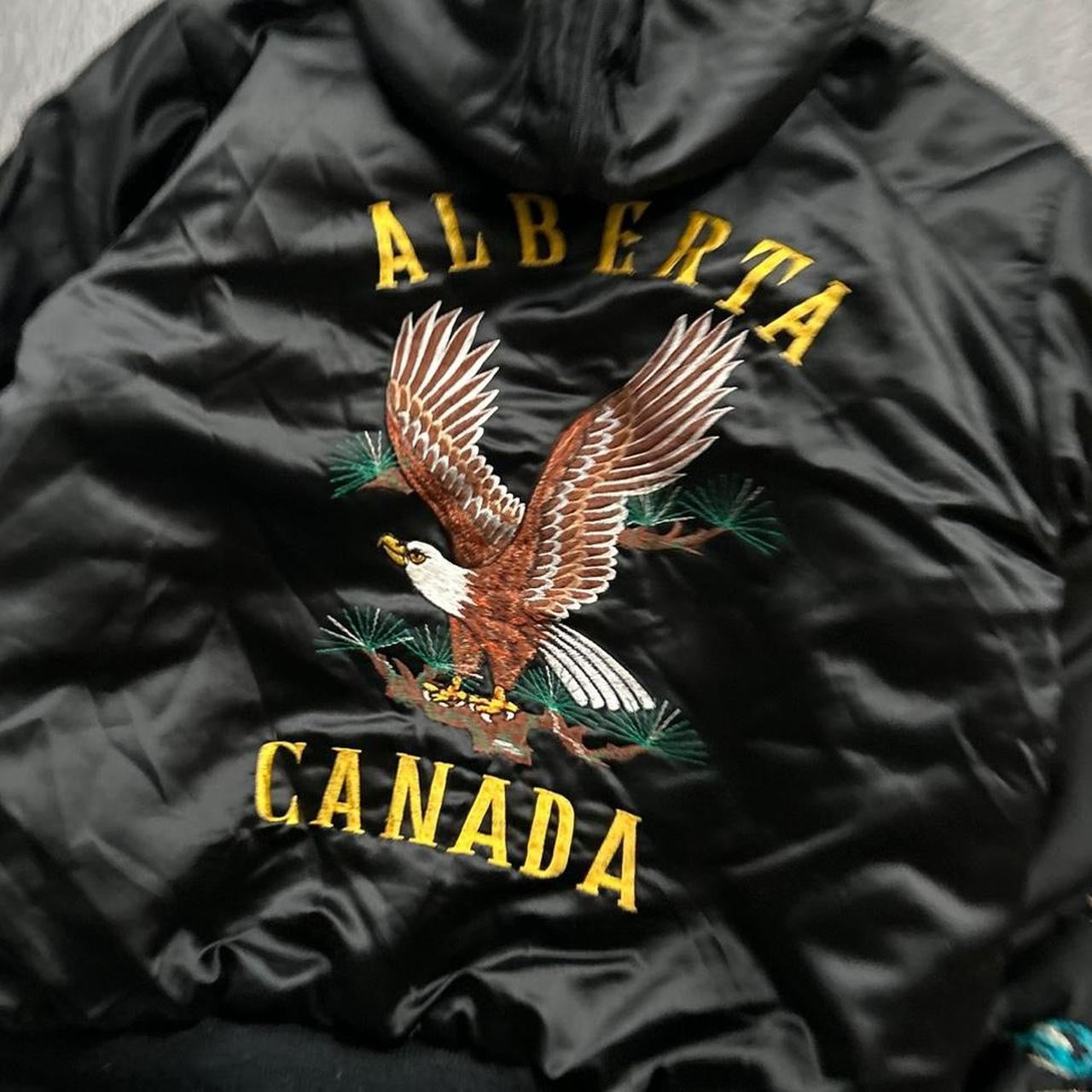 Vintage Bomber 'Alberta Canada' Jacket
